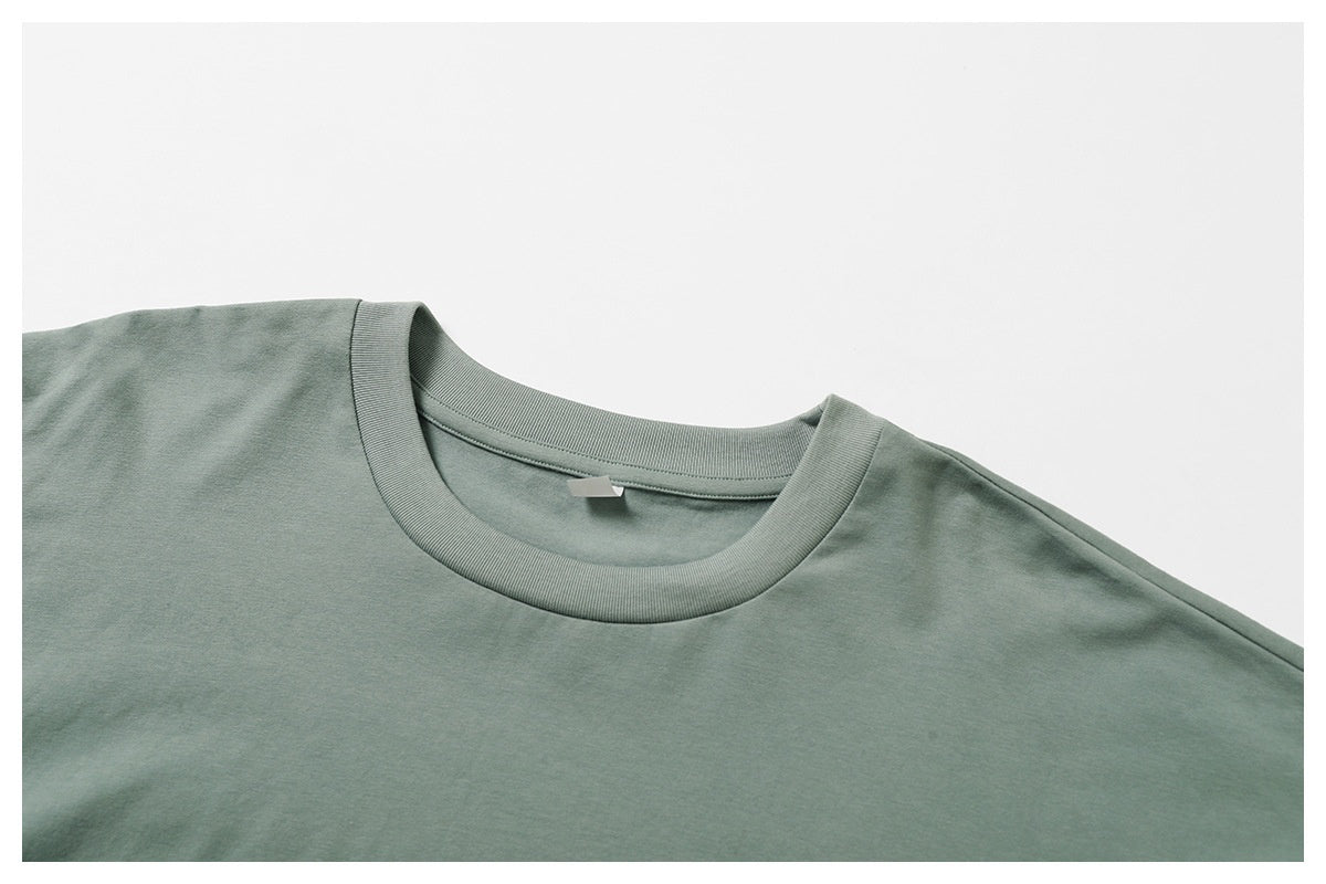 citywalk cotton soft sweat-absorbent loose sports leisure fitness tops soft cotton skin-friendly breathable T-shirt