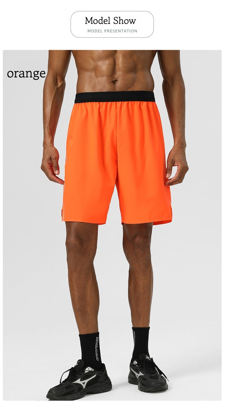 Shorts Breathable Stretch Quick Dry Basketball Shorts Fitness Sports Reflective Strips Pockets