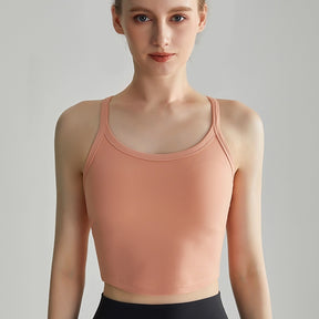 Beautiful back High strength Outdoor Yoga Running Fitness Strong wrap Gather Fixed chest pad Seamless Antibacterial Comfort