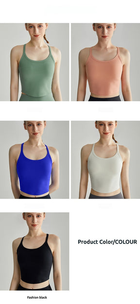Beautiful back High strength Outdoor Yoga Running Fitness Strong wrap Gather Fixed chest pad Seamless Antibacterial Comfort