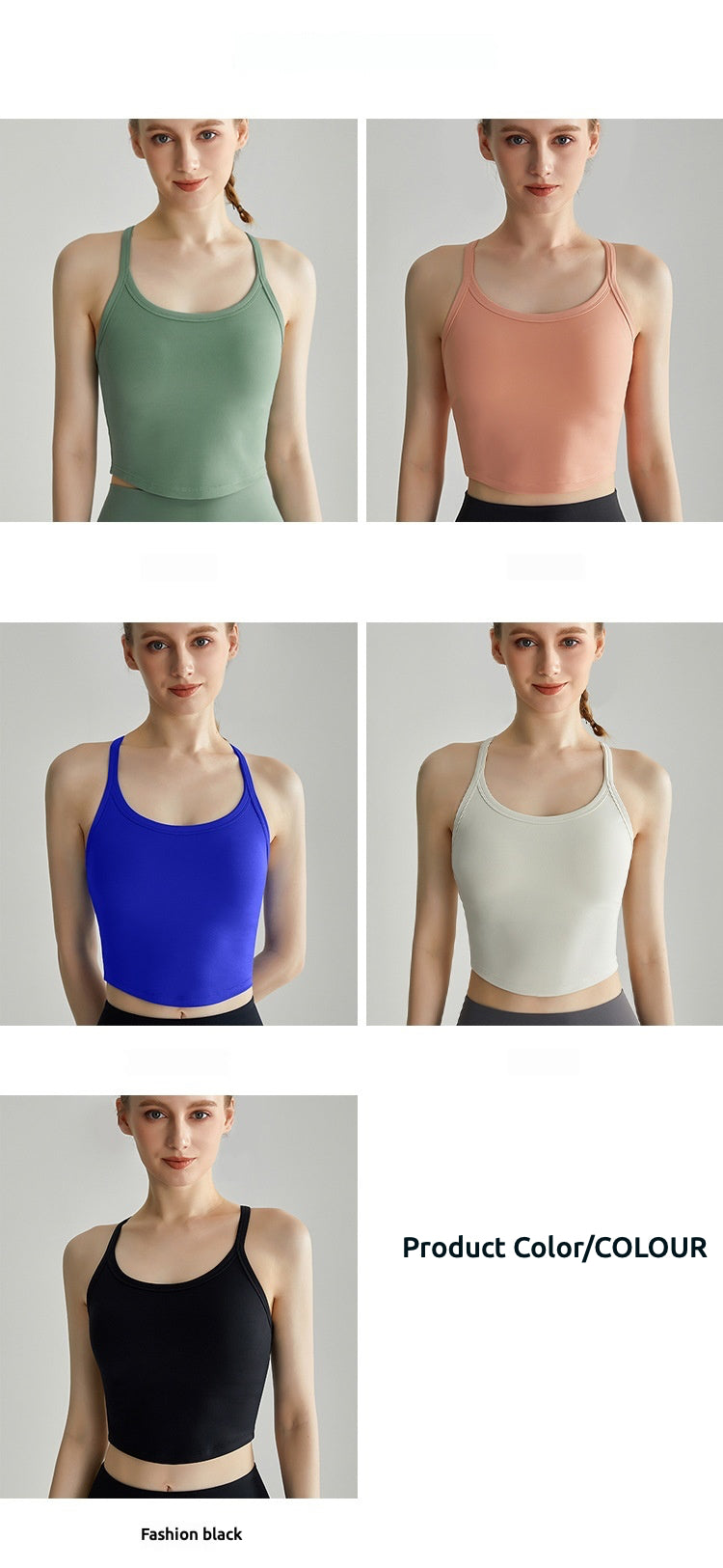 Beautiful back High strength Outdoor Yoga Running Fitness Strong wrap Gather Fixed chest pad Seamless Antibacterial Comfort