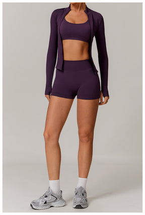Shorts Sports Running High Waist Yoga Fitness Cycling Outdoor Leisure Hip Lifting Abdomen Slimming Seamless No Embarrassing Lines