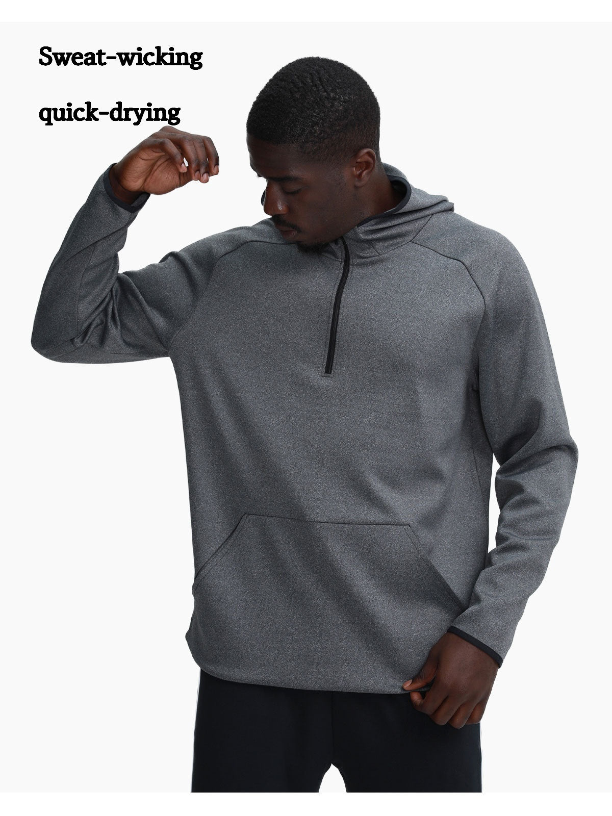 Running Fitness Outdoor Leisure Fishing Training Quick Dry Sports Hooded Loose