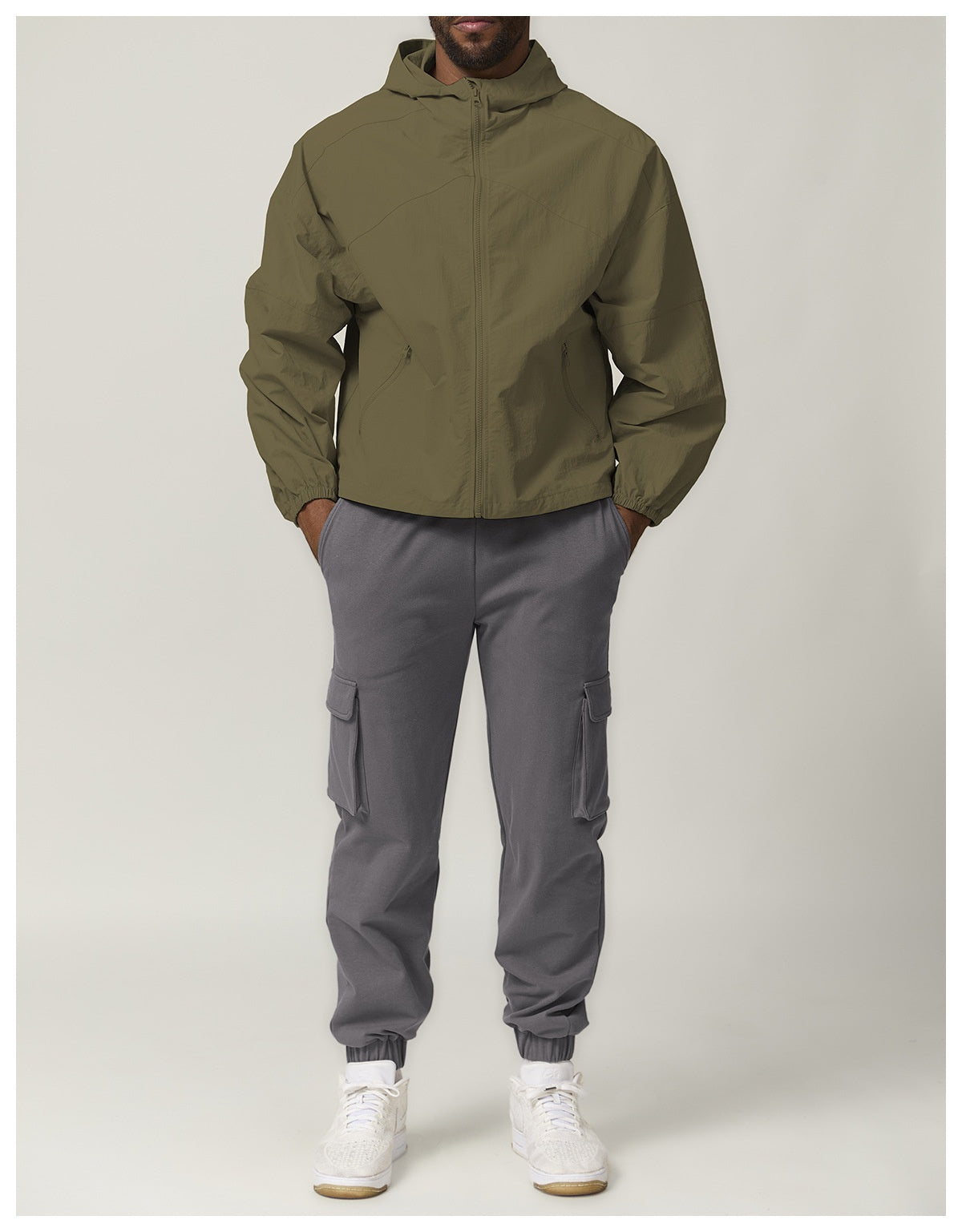 citywalk camping waterproof windproof zipper jacket hiking mountaineering hooded hooded outdoor coat