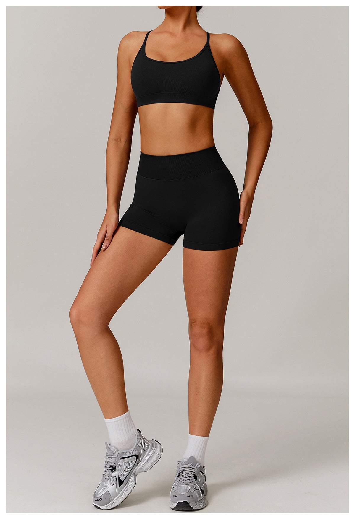 Shorts Sports Running High Waist Yoga Fitness Cycling Outdoor Leisure Hip Lifting Abdomen Slimming Seamless No Embarrassing Lines