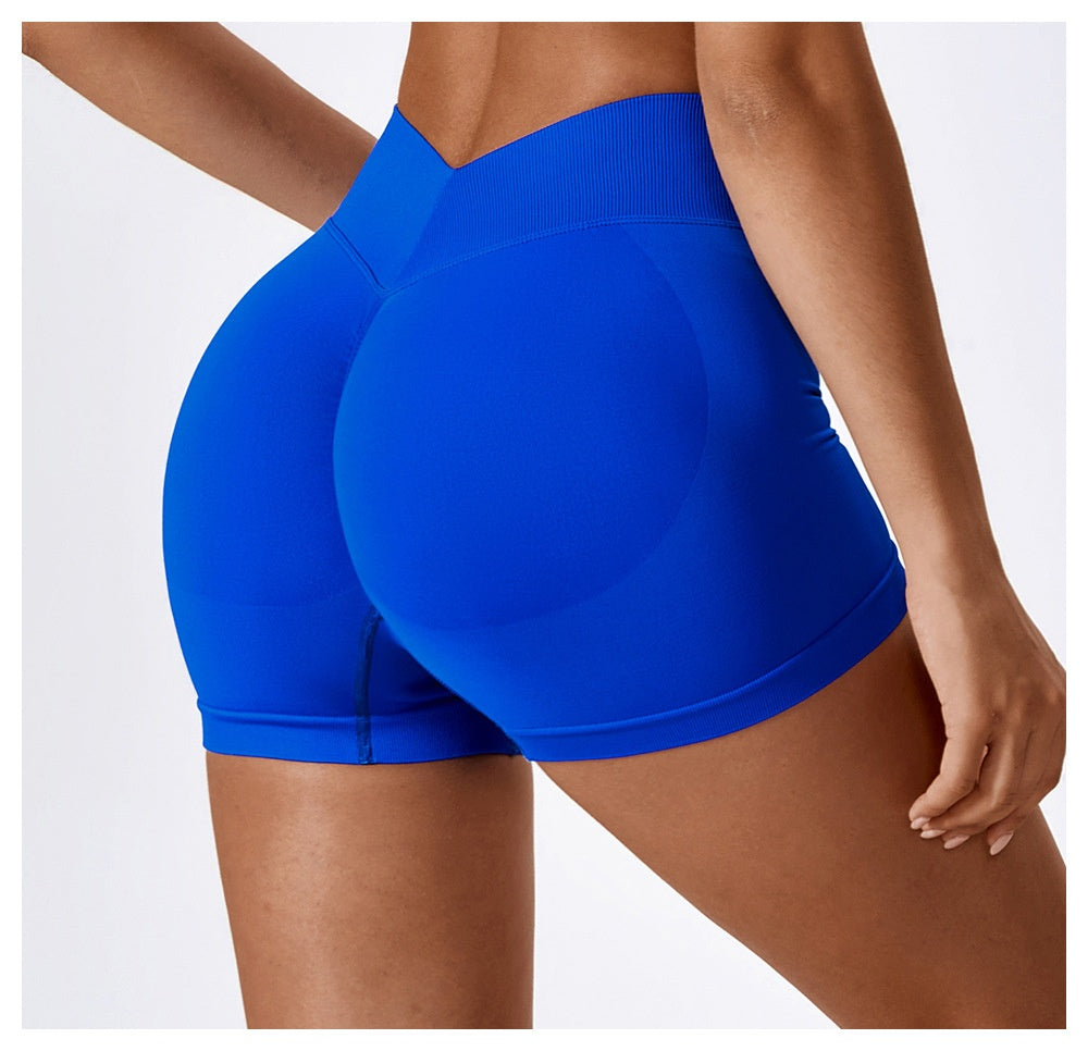 Shorts Sports Running High Waist Yoga Fitness Cycling Outdoor Leisure Hip Lifting Abdomen Slimming Seamless No Embarrassing Lines