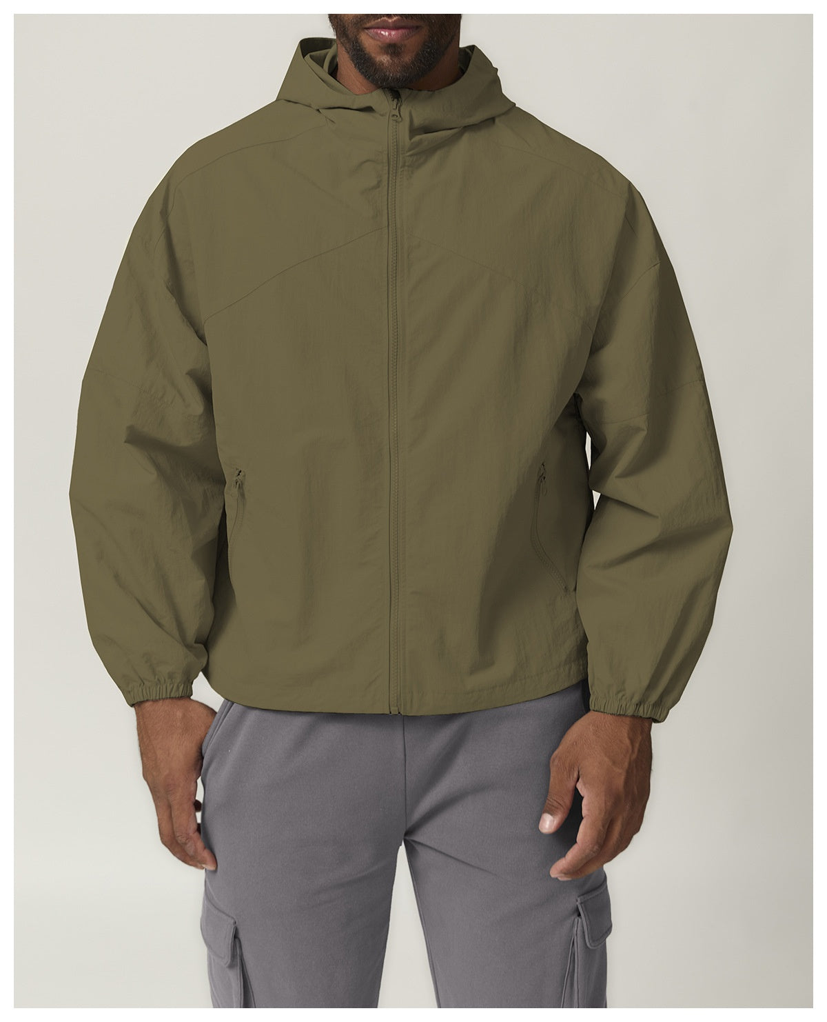 citywalk camping waterproof windproof zipper jacket hiking mountaineering hooded hooded outdoor coat