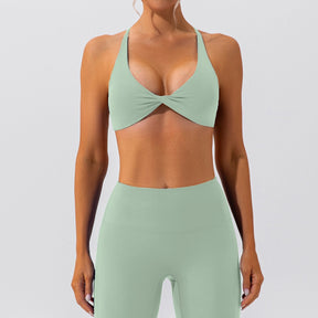 Beautiful back High strength Outdoor Yoga Running Fitness Strong wrap Gather Fixed chest pad Seamless Antibacterial ComfortSeamless