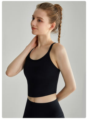 Beautiful back High strength Outdoor Yoga Running Fitness Strong wrap Gather Fixed chest pad Seamless Antibacterial Comfort