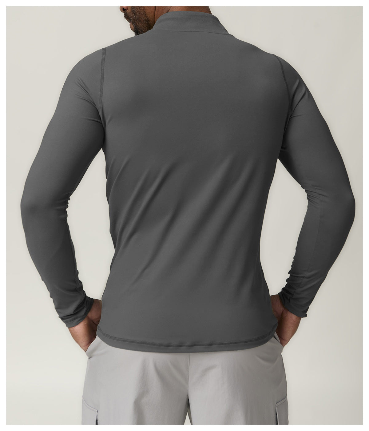 Tops Outdoor Fitness Running Quick Dry Long Sleeve Sports Zipper T-shirt Sports Casual Tops
