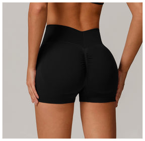 Shorts Sports Running High Waist Yoga Fitness Cycling Outdoor Leisure Hip Lifting Abdomen Slimming Seamless No Embarrassing Lines
