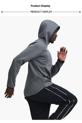 Running Fitness Outdoor Leisure Fishing Training Quick Dry Sports Hooded Loose
