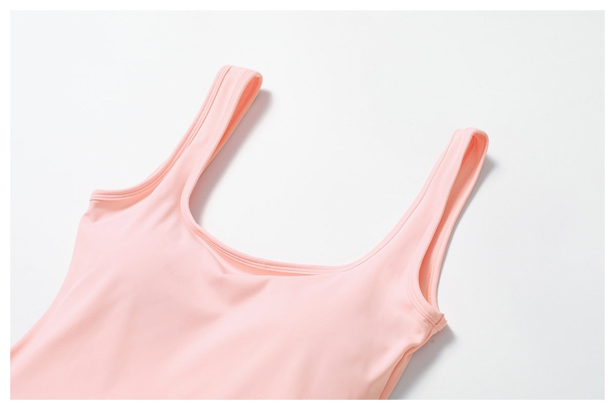 Fake two-piece dress anti-exposure outdoor running fitness tennis skirt bottoming nude feeling sports