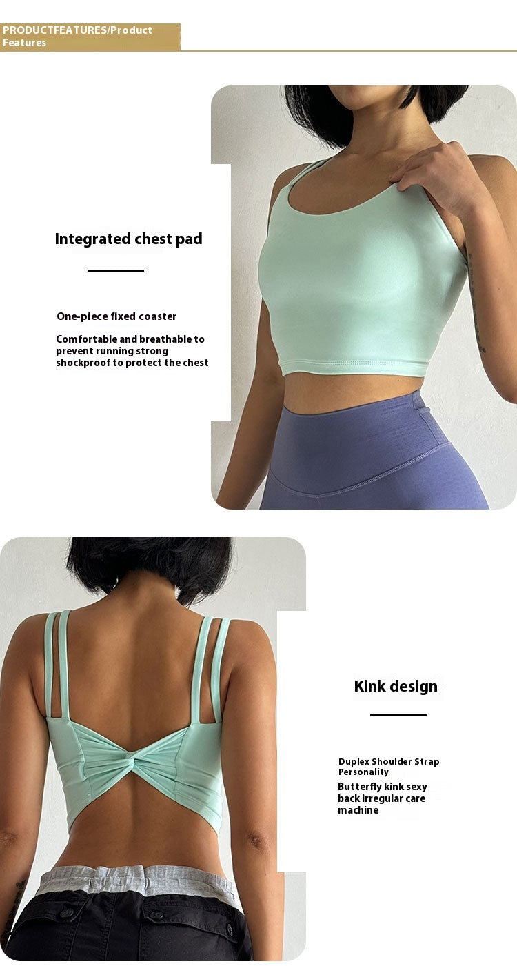 New style bowknot high strength  running  yoga good wrapping  gathering beautiful back quick drying