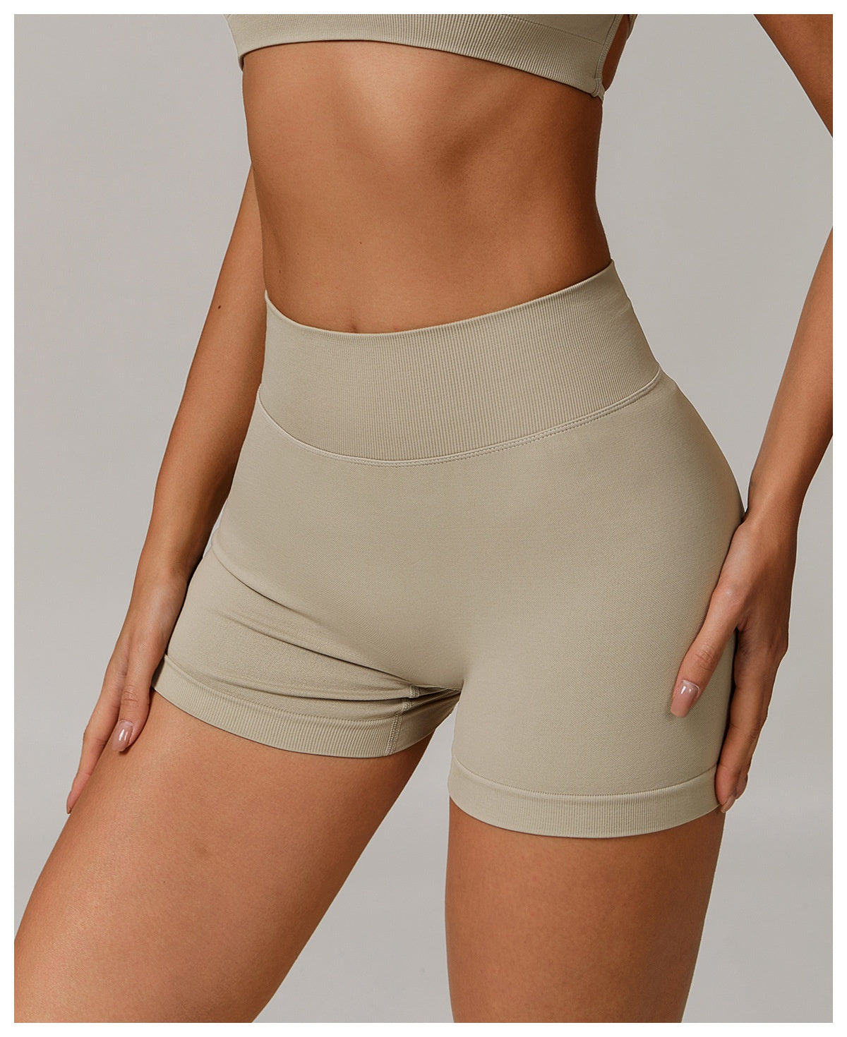 Shorts Sports Running High Waist Yoga Fitness Cycling Outdoor Leisure Hip Lifting Abdomen Slimming Seamless No Embarrassing Lines