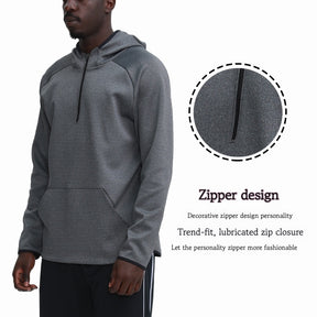 Running Fitness Outdoor Leisure Fishing Training Quick Dry Sports Hooded Loose