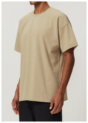 citywalk cotton soft sweat-absorbent loose sports leisure fitness tops soft cotton skin-friendly breathable T-shirt