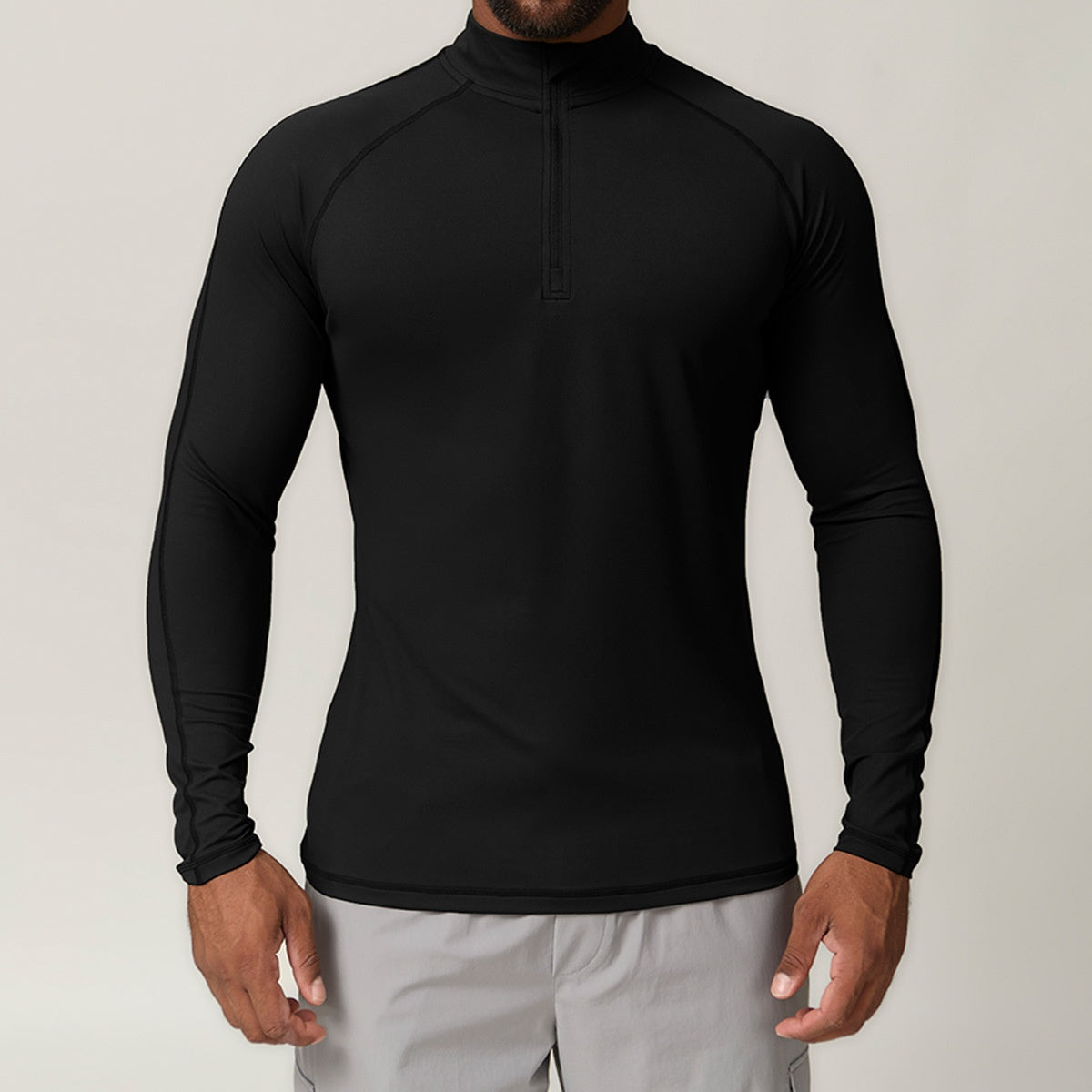 Tops Outdoor Fitness Running Quick Dry Long Sleeve Sports Zipper T-shirt Sports Casual Tops