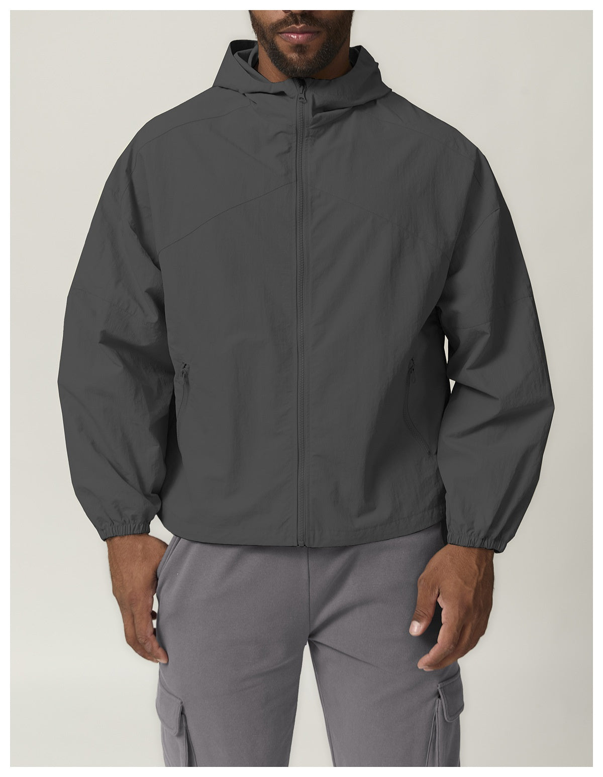 citywalk camping waterproof windproof zipper jacket hiking mountaineering hooded hooded outdoor coat
