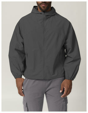 citywalk camping waterproof windproof zipper jacket hiking mountaineering hooded hooded outdoor coat