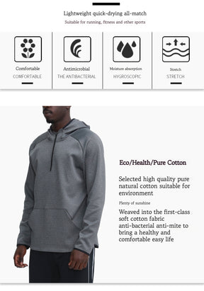 Running Fitness Outdoor Leisure Fishing Training Quick Dry Sports Hooded Loose