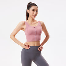 Yoga Sports Bra Shockproof Running Sports Leisure High Elasticity Gathering