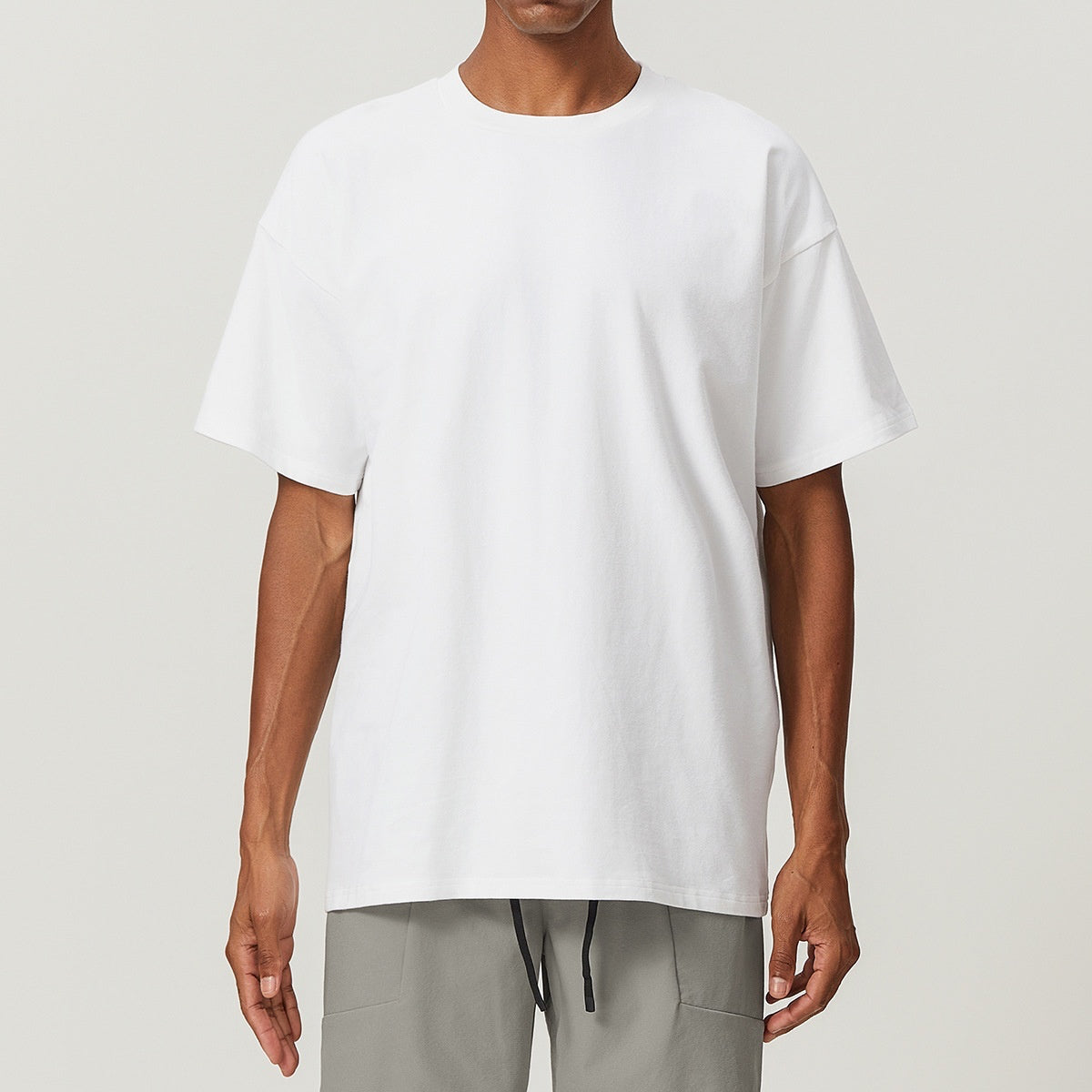 citywalk cotton soft sweat-absorbent loose sports leisure fitness tops soft cotton skin-friendly breathable T-shirt