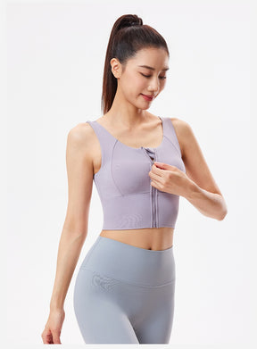 Yoga Sports Bra Shockproof Running Sports Leisure High Elasticity Gathering