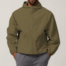 citywalk camping waterproof windproof zipper jacket hiking mountaineering hooded hooded outdoor coat