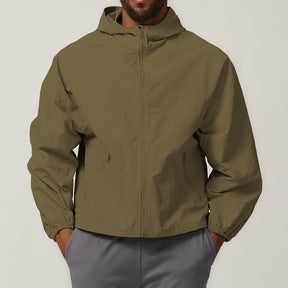 citywalk camping waterproof windproof zipper jacket hiking mountaineering hooded hooded outdoor coat