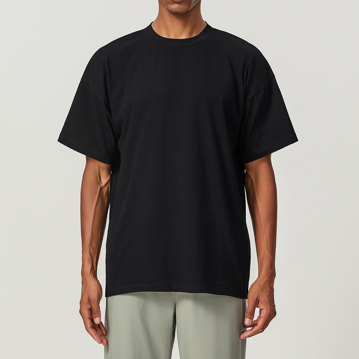 citywalk cotton soft sweat-absorbent loose sports leisure fitness tops soft cotton skin-friendly breathable T-shirt